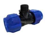 Тройник ПНД VALFEX компр. переходной с внутренней резьбой 32-3/4"-32 (40/8)